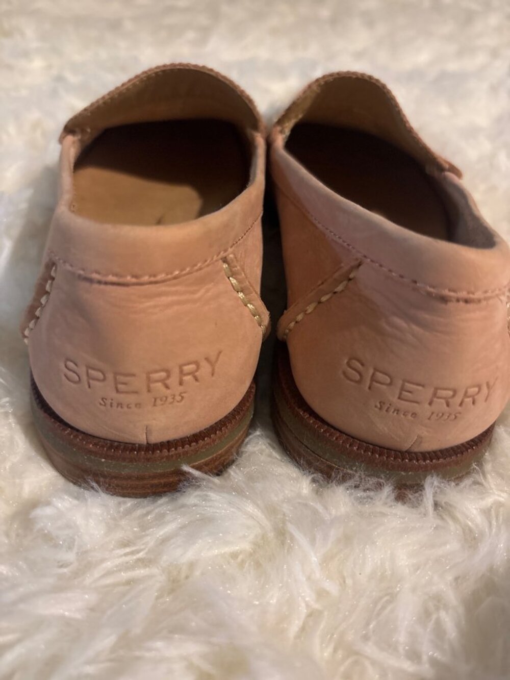 Sperry Top-Sider Women's Size 7M Brown Leather Penny Loafers Slip-On Shoes - Picture 13 of 14